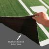 Baseball Softball Hitting Batting Mat 8' x 6'. Practice Stance Swing Alignment with Home Plate with Batters Box. view 4
