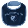 Outerstuff NBA Newborn (0-9M) Rebound 3 Piece Creeper Booties Set, Memphis Grizzlies 0-3 Months view 4