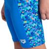 ARENA Performance Boys' Pool Tiles Swim Jammer MaxLife Knee-Length Swimsuit Pool Training Swim Team Competing Kids Bathing Suit, US Size 5Y/22, Blue River/Blue Multi view 2