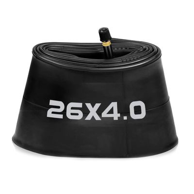 Bike Tube 20x3, 20x4, 24x4, 26x4in Inner Tube for Bike and Electric Bike with Schrader Valve (2, 26x4)