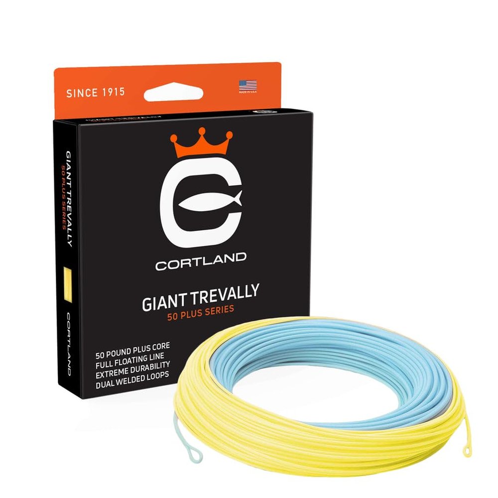 Cortland Giant Trevally Saltwater Fly Line, Light Blue/Yellow 100ft, WF10F