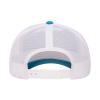 Love Sketches Embroidered Outdoor Mountain Moon Trucker Hat Mesh Back Baseball Hat for Men and Women (US, Alpha, One Size, Turq/Wht_MtnMoon-SlvrYelw) view 4
