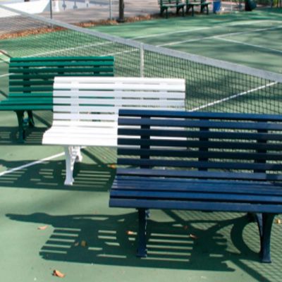 Putterman Replacement Slat for Courtside Tennis Bench, 6 1/2' (White)