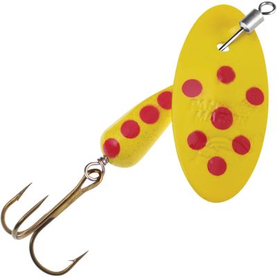 Panther Martin PMISSP_2_Y Inline Swivel Spotted Spinners Fishing Lure - Yellow - 2 (1/16 oz)