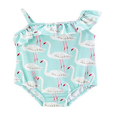 Carter's Girls Swimsuit, Tropical Flower Cutout, 6