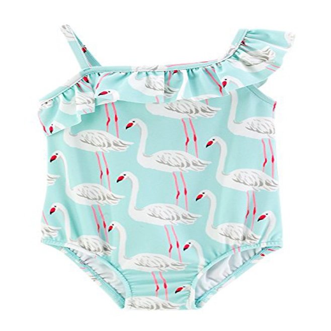 Carter's Girls Swimsuit, Tropical Flower Cutout, 6