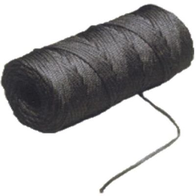 Putterman 1/8 Diamond-Braided MFP Black Lacing Twine for Windscreens
