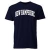 Barnesmith University of New Hampshire UNH Wildcats Short Sleeve Adult Unisex T-Shirt, Classic, Navy, Large view 1