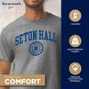 Barnesmith Seton Hall University SHU The Pirate Short-Sleeve T-Shirt, Heritage, Charcoal Grey, Medium view 3