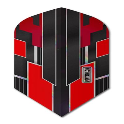 US Darts 3 Sets (9 Flights) Pentathlon Shimmer Red 100 Micron Ex-Tough Slim Dart Flights