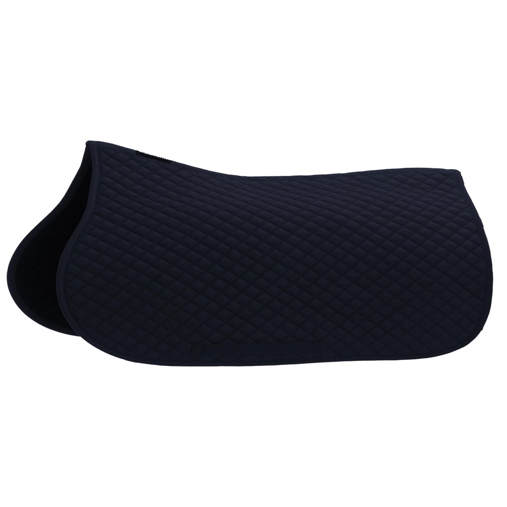 Equinavia Harstad All Purpose Saddle Pad | Classic & Durable | Moisture-Wicking Tricot Backing - Navy - Horse