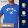 Barnesmith Seton Hall University SHU The Pirate Short-Sleeve T-Shirt, Heritage, Royal Blue, Small view 3