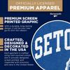 Barnesmith Seton Hall University SHU The Pirate Short-Sleeve T-Shirt, Heritage, Royal Blue, Small view 4