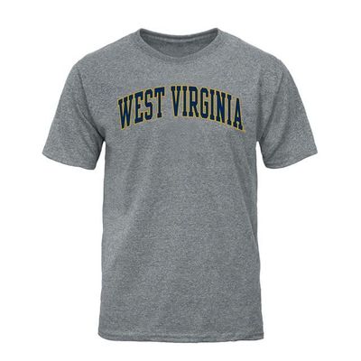 Barnesmith West Virginia University WVU Mountaineer Short Sleeve Adult Unisex T-Shirt, Classic, Charcoal Grey, Medium