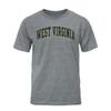 Barnesmith West Virginia University WVU Mountaineer Short Sleeve Adult Unisex T-Shirt, Classic, Charcoal Grey, Medium view 1