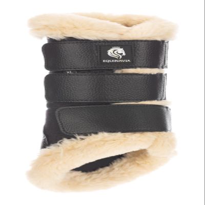 Equinavia Ty Brushing Boots with NordicAir Tech - Black/Natural - L