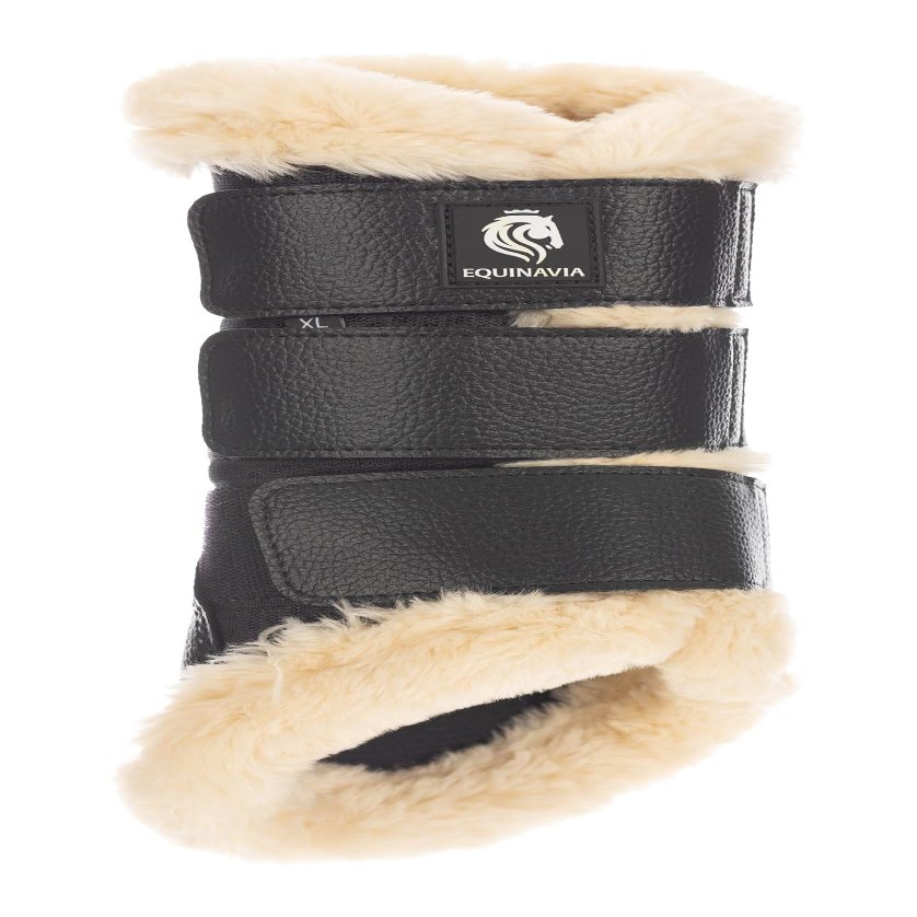 Equinavia Ty Brushing Boots with NordicAir Tech - Black/Natural - L