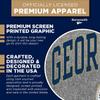 Barnesmith Georgia Tech Yellow Jackets GT Short-Sleeve T-Shirt, Heritage, Charcoal Grey, Small view 4