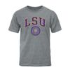 Barnesmith Louisiana State University LSU Tigers Short-Sleeve T-Shirt, Heritage, Charcoal Grey, Small view 1