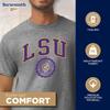Barnesmith Louisiana State University LSU Tigers Short-Sleeve T-Shirt, Heritage, Charcoal Grey, Small view 3