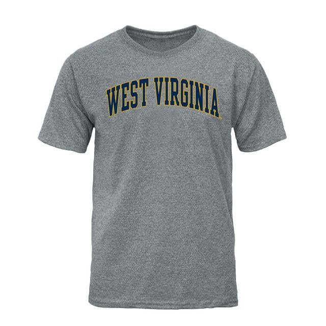 Barnesmith West Virginia University WVU Mountaineer Short Sleeve Adult Unisex T-Shirt, Classic, Charcoal Grey, Small