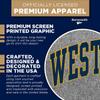 Barnesmith West Virginia University WVU Mountaineer Short Sleeve Adult Unisex T-Shirt, Classic, Charcoal Grey, Small view 4