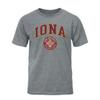 Barnesmith Iona University Iona Gaels Short-Sleeve T-Shirt, Heritage, Charcoal Grey, Small view 1