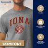 Barnesmith Iona University Iona Gaels Short-Sleeve T-Shirt, Heritage, Charcoal Grey, Small view 3