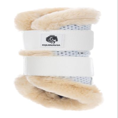 Equinavia Ty Brushing Boots with NordicAir Tech - White/Natural - M