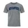 Barnesmith University of New Hampshire UNH Wildcats Short Sleeve Adult Unisex T-Shirt, Classic, Charcoal Grey, Medium view 1