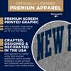 Barnesmith University of New Hampshire UNH Wildcats Short Sleeve Adult Unisex T-Shirt, Classic, Charcoal Grey, Medium view 4