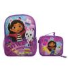 AI Accessory Innovations Gabbys Dollhouse 2 Piece Backpack Set, Pre-School Girls 16" Travel Bag, Pink view 1