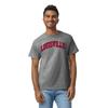 Barnesmith University of Louisville UofL Cardinal Bird Short Sleeve Adult Unisex T-Shirt, Classic, Charcoal Grey, Large view 2