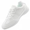 CheeryEase Girls White Cheer Shoes Youth Cheerleading Dance Shoes Breathable Lightweight Athletic Training Sneakers for Competition Sport Big Kid Size 1.5 view 1