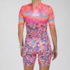 Zoot Womens LTD Tri Aero Fz Racesuit, Short Sleeve Aerodynamic Cycle Race Swim Bike Run Tri Suit with Pockets UPF 50+ Fabric - Club Aloha - X-Large view 2
