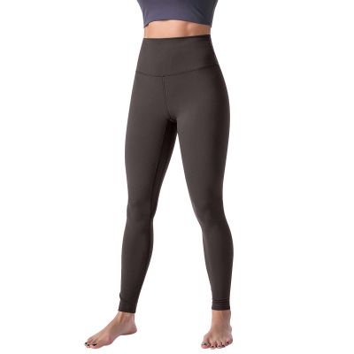 GOKKILRW Workout Leggings for Women Seamless Scrunch Tights Stretch Compression Tummy Control Skinny Gym Fitness Girl Sport Active Yoga Pants Coffee
