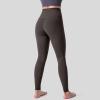 GOKKILRW Workout Leggings for Women Seamless Scrunch Tights Stretch Compression Tummy Control Skinny Gym Fitness Girl Sport Active Yoga Pants Coffee view 3