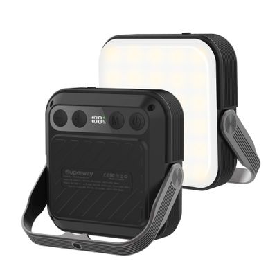 ASWAYKE 20000mAh Rechargeable LED Camping Lantern - 1600LM, QC3.0 22.5W, 4 - Color Switch, IPX5 Waterproof - Perfect for Camping, Hiking & Emergency Situations(Black)