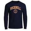 Barnesmith Bucknell University BU Bison Long Sleeve Adult Unisex T-Shirt, Heritage, Navy, X-Large view 1