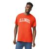 Barnesmith University of Illinois UIUC Illini Short Sleeve Adult Unisex T-Shirt, Classic, Orange, X-Large view 2