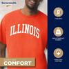 Barnesmith University of Illinois UIUC Illini Short Sleeve Adult Unisex T-Shirt, Classic, Orange, X-Large view 3