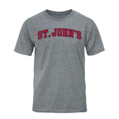 Barnesmith St. John's University STJ Thunderbird Short Sleeve Adult Unisex T-Shirt, Classic, Charcoal Grey, Medium