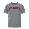Barnesmith St. John's University STJ Thunderbird Short Sleeve Adult Unisex T-Shirt, Classic, Charcoal Grey, Medium view 1