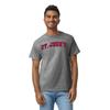 Barnesmith St. John's University STJ Thunderbird Short Sleeve Adult Unisex T-Shirt, Classic, Charcoal Grey, Medium view 2