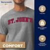 Barnesmith St. John's University STJ Thunderbird Short Sleeve Adult Unisex T-Shirt, Classic, Charcoal Grey, Medium view 3