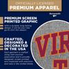 Barnesmith Virginia Polytechnic Institute and State University VT Turkey Short Sleeve Adult Unisex T-Shirt, Classic, Charcoal Grey, X-Large view 4