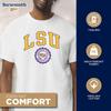 Barnesmith Louisiana State University LSU Tigers Short-Sleeve T-Shirt, Heritage, White, Small view 3