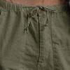 Maiyifu-GJ Men's Linen Cotton Loose Fit Pants Casual Sweatpants Lightweight Elastic Waist Drawstring Pants Jogger Trousers (Army Green,XX-Large) view 2