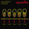 aguachimp-Waterproof Boot Shoe Covers for Rain with Reflector, Reusable Cycling Shoe Covers, Unisex Rain Shoe Covers (XXL-XX Large, 2PAIR Man/Woman, 01) Black view 4