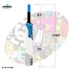 jaspo Plastic Cricket Full Size Bat (34 X 4.5 inch) for All Age Groups (Warriors Bat) view 2